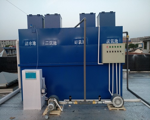 一體污水處理設(shè)備的構(gòu)造原理介紹-藍(lán)膜