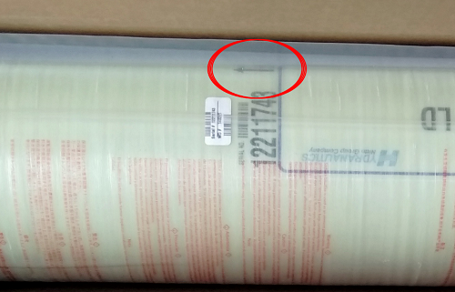 ro反滲透膜的安裝方向怎么識(shí)別？-藍(lán)膜